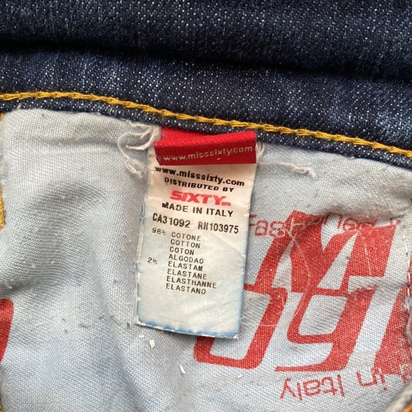 Miss Sixty, 27, Y2K medium wash vintage bootcut jeans, very nice condition!! - Picture 11 of 11
